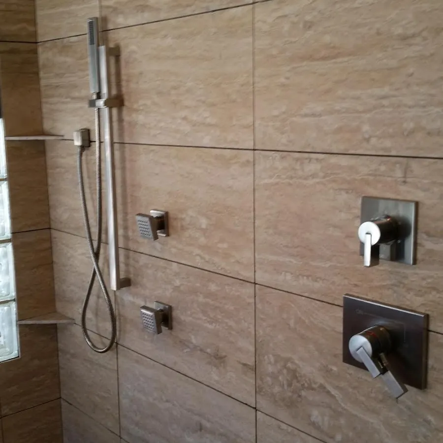 Shower fixture installation for Water Heater Replacement in Fitchburg